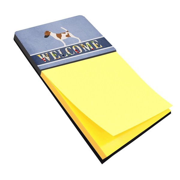 Carolines Treasures Smooth Fox Terrier Welcome Sticky Note Holder BB8279SN